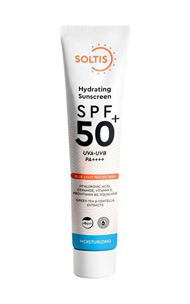 Soltis Nemlendirici Ultra Hafif Güneş Koruyucu Krem SPF50+ Pa++++, 50 ml
