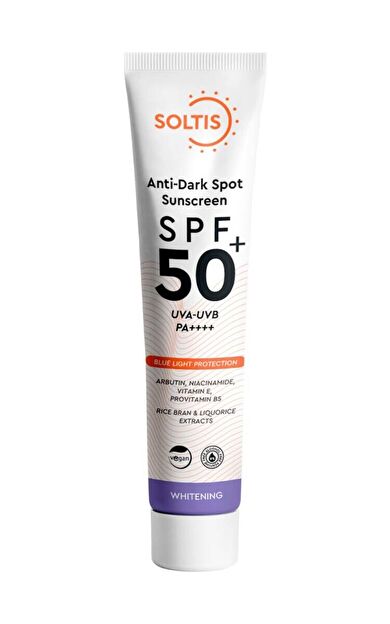 Soltis Koyu Leke Karşıtı Ve Yüksek Korumalı Güneş Kremi Spf 50+ Pa++++ , 50 ml