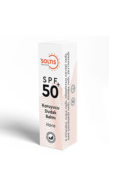 Soltis Yoğun Nemlendirici ve Dolgunlaştırıcı Dudak Balmı SPF50+ 5 ml - Nane