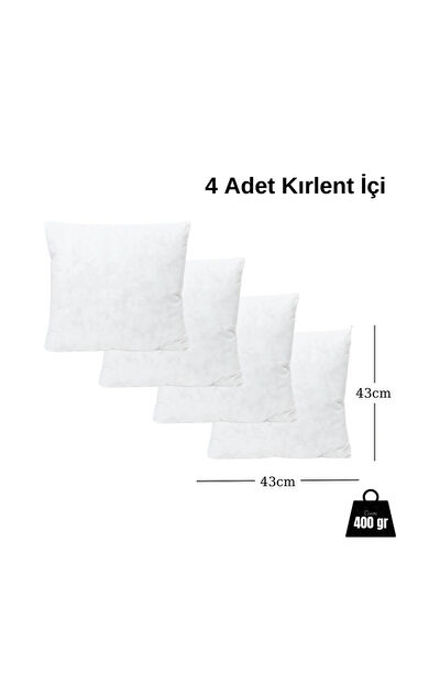 Soub Sleep 4 Adet Kırlent İçi 400 Gr 43X43 Cm