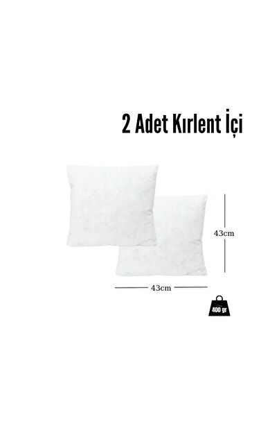 Soub Sleep 2 Adet Kırlent İçi 400 Gr 43X43 Cm