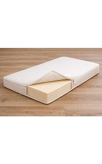 Soub Sleep Doğal Blok Lateks 14 Cm Bebek Yatağı