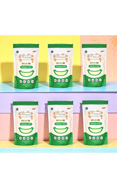 Soul Kitchen Organik İnce Buğday İrmiği 400gr (bebek irmiği) 6'lı Paket Ek Gıda