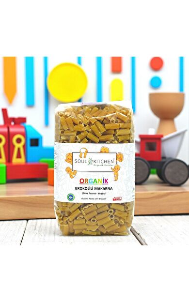 Soul Kitchen Organik Brokolili Makarna 330gr (İlave Tuzsuz) (Vegan)