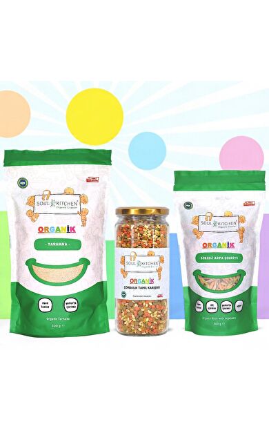 Soul Kitchen Organik Ek Gıda Seti 3'lü Çorba Paketi Model 4