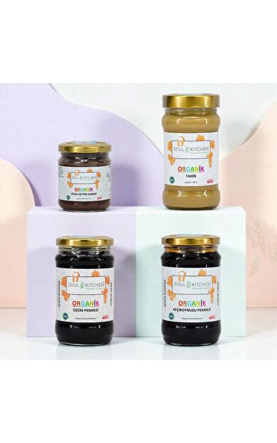 Soul Kitchen Organik Ek Gıda Seti 4'lü Paket Model 3