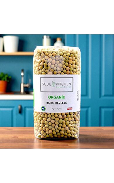 Soul Kitchen Organik Kuru Bezelye 750 g