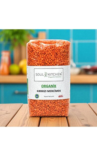 Soul Kitchen Organik Kırmızı Mercimek 750gr
