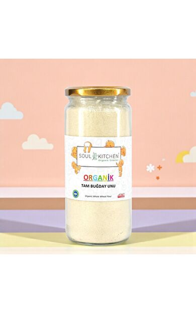 Soul Kitchen Organik Tam Buğday Unu cam 250gr