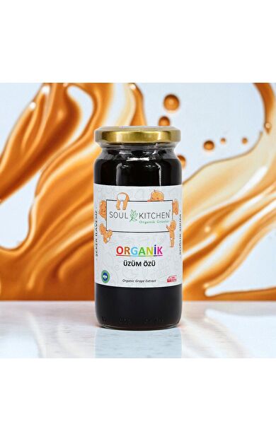 Soul Kitchen Organik Üzüm Özü 315gr (Soğuk Sıkım) (Şeker İlavesiz)