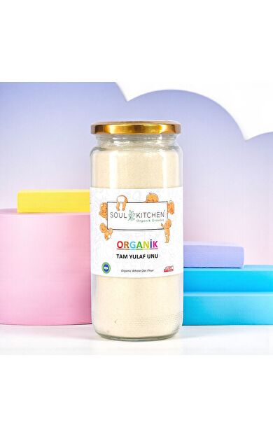 Soul Kitchen Organik Tam Yulaf Unu cam 250gr
