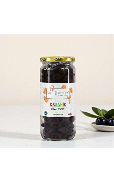 Soul Kitchen Organik Siyah Zeytin 310gr