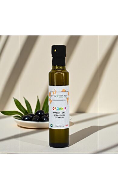 Soul Kitchen Organik Natürel Sızma Soğuk Sıkım Zeytinyağı 250ml