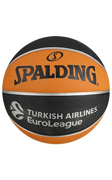 Spalding 7 Numara Tf150 Varsity Euroleague Kauçuk 7 No Basketbol Topu Tek Ebat FIBA Turuncu Pompa dahil deği