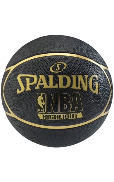 Spalding Basketbol Topu Highlight Black Gold No: 7
