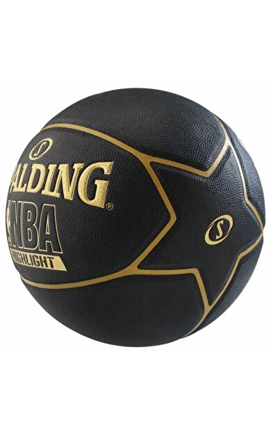 Spalding Highlight Black Gold 2021 Basket Topu