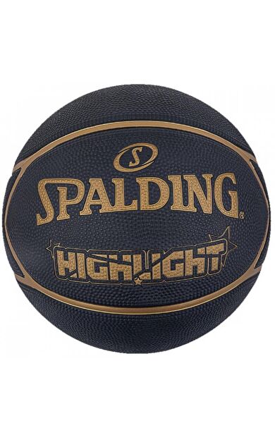 Spalding Basket Topu 2021 Highlight Black Gold Size :7 RUB (84355Z)