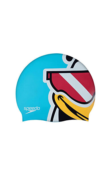 Speedo Printed Character Cap iu Blue Çocuk Bonesi 8-00232606348 Mavi