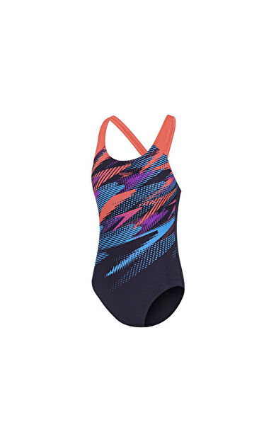 Speedo Digi Plmt Spbk Jf Blue Kız Çocuk Mayosu 8-00262518192 Mavi