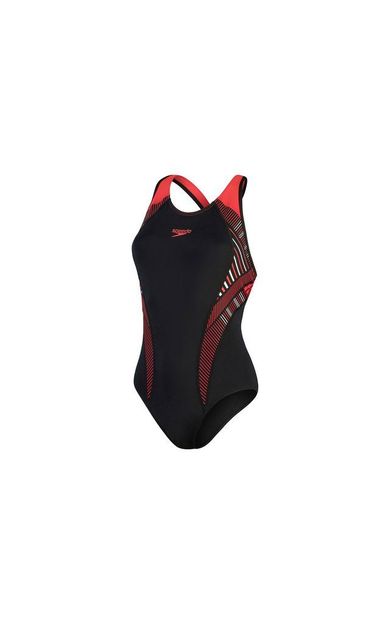 Speedo Plmt Pt Lnbk Kadın Yüzücü Mayosu 8-00305414841 Siyah