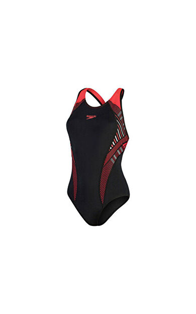 Speedo Plmt Pt Lnbk Kadın Yüzücü Mayosu 8-00305414841 Siyah