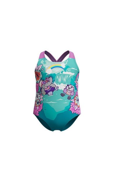 SPEEDO SPEEDO BCK 1PC XBCK IF BLUE Kız Çocuk Mayosu 8-00314218254 Mavi