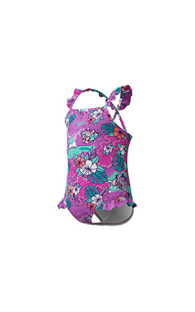 Speedo Speedo Digi Frill Trsp If Purple Çocuk Yüzme Mayosu 8-00314618239 Mor