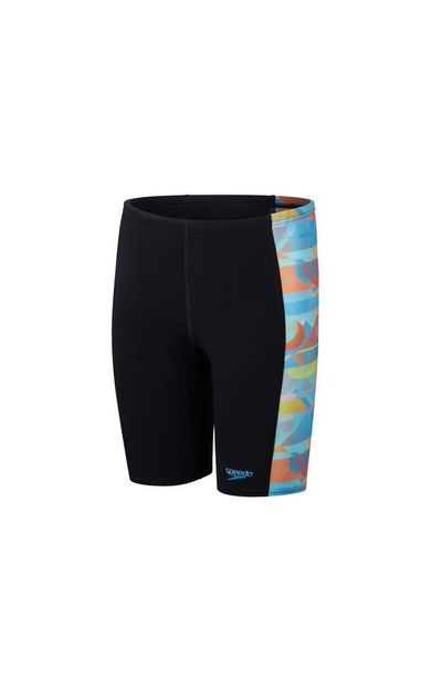 Speedo Digi Alov Panl Jammer Jm Black/Blue Erkek Çocuk Mayosu 8-00315817593 Siyah