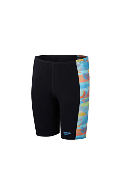 Speedo Digi Alov Panl Jammer Jm Black/Blue Erkek Çocuk Mayosu 8-00315817593 Siyah