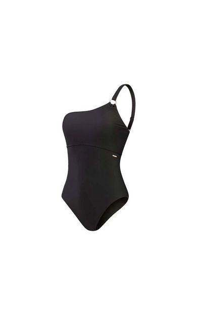 Speedo Spdscu Asymtrc 1Pc Af Blk Kadın Yüzücü Mayosu 8-0036990001 Siyah