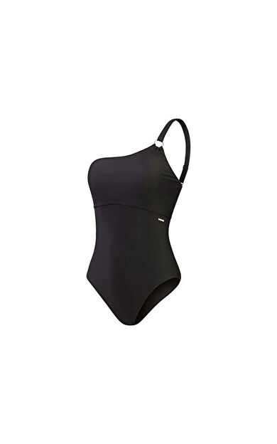 Speedo Spdscu Asymtrc 1Pc Af Blk Kadın Yüzücü Mayosu 8-0036990001 Siyah