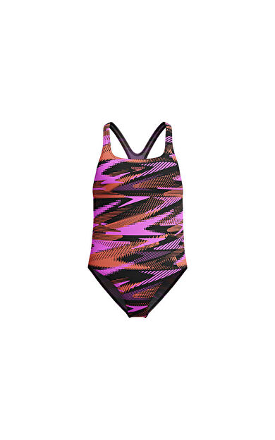 Speedo Hyperboom Alv Mdlt Jf Purple Kız Çocuk Mayosu 8-00372818290 Mor