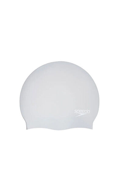 Speedo Long Hair Cap Au Silver/White Bone 8-0616817273 Beyaz