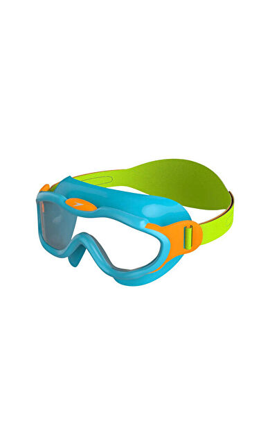 Speedo Sea Squad Mask Ju Blue/Green Çocuk Yüzücü Gözlüğü 8-0876314645 Mavi