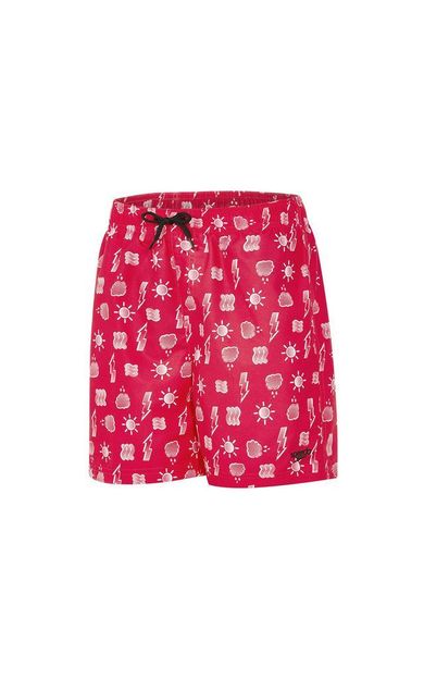 Speedo Pembe Erkek Çocuk Yüzme Şortu 8-09040C259 Prt Leis 15 Wsht Jm Red/Wht