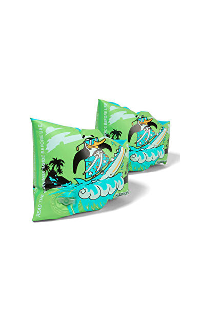 Speedo Speedo Prt Armbands Iu Green/Blue Çocuk Yüzme Kolluğu 8-1173414661 Yeşil