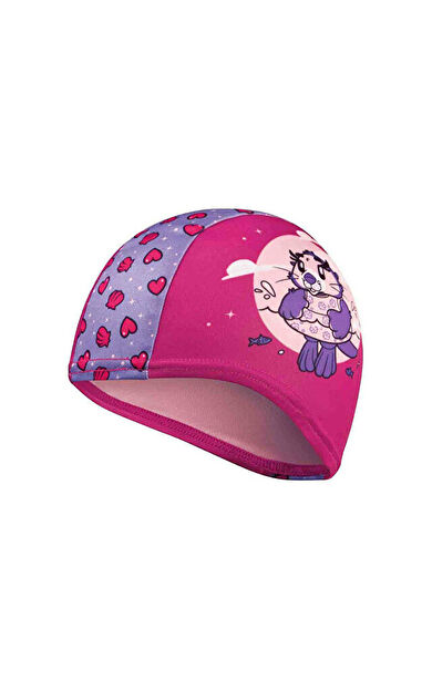 Speedo Printed Poly Cap iu Pink/Purple Çocuk Bonesi 8-1224114676 Pembe