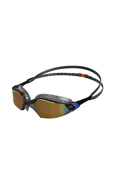 Speedo Aquapulse Pro Mirror Gog Au Black/Gold Unisex Pro Yüzücü Gözlüğü 8-12263F982 Siyah