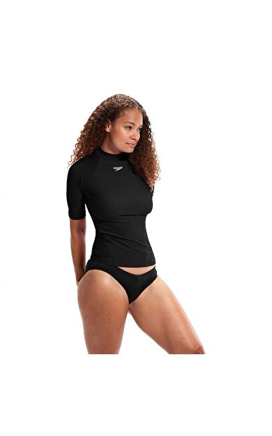 Speedo 8-131890001 Ess Ss Sp Rash Top Af Kadın Güneş Koruyucu Tişört