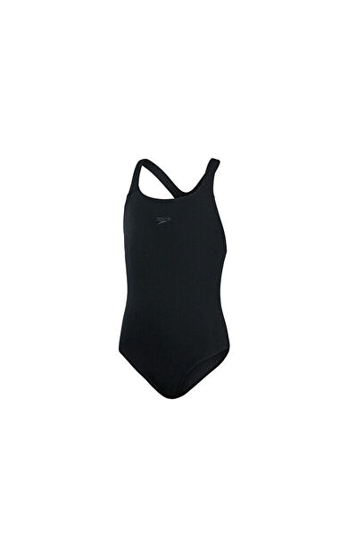 Speedo Eco End Medalist Kız Çocuk Yüzücü Mayosu 8-134570001 Siyah