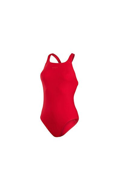 Speedo Eco End+ Ess Mdlt Kadın Yüzücü Mayosu 8-134716446 Kırmızı