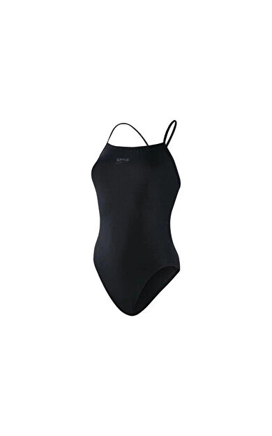 Speedo Eco End+ Tsrp Af Blk Kadın Yüzücü Mayosu 8-135390001 Siyah
