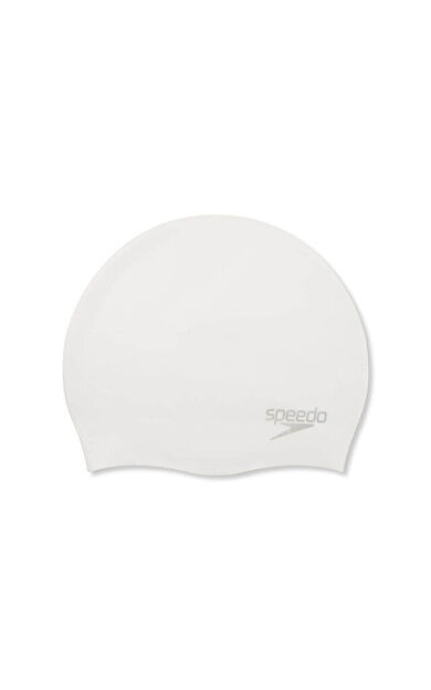 Speedo Moulded Silc Cap Au White Bone 8-7098417614 Beyaz