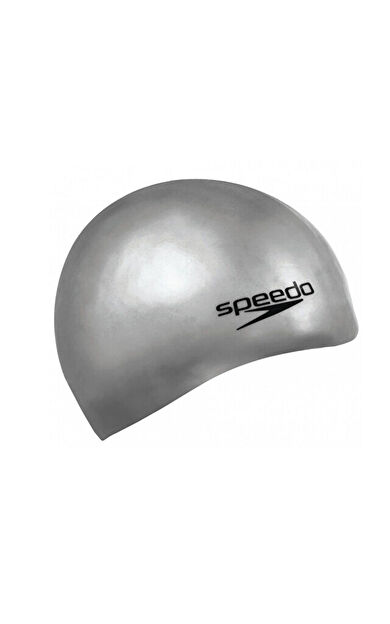 Speedo Silc Moud Cap Au Bone 8-709849086 Gri