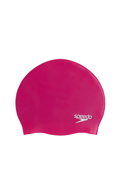 Speedo Moulded Silc Cap Silikon Yüzücü Bonesi 8-70984B495 Pembe
