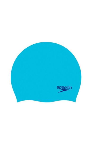 Speedo Moulded Silc Cap Çocuk Silikon Yüzücü Bonesi 8-709908420 Mavi