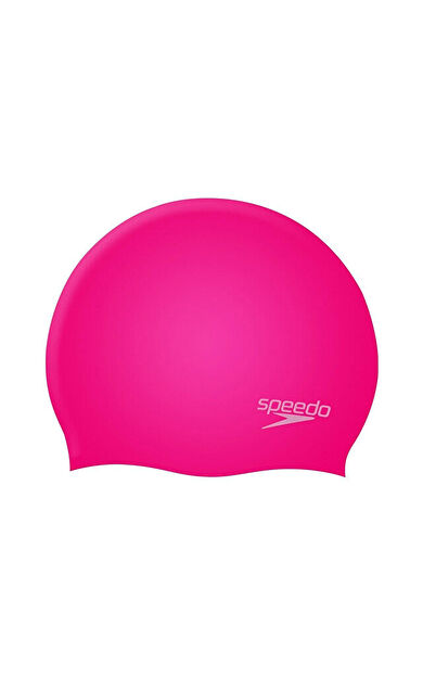 Speedo Moulded Silc Cap Çocuk Silikon Yüzücü Bonesi 8-70990F290 Pembe