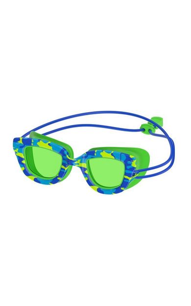 Speedo Sunny G Pop Sea Ju Blue/Green Çocuk Yüzücü Gözlüğü 8-775070415036 Mavi