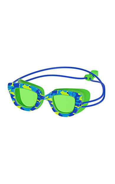 Speedo Sunny G Pop Sea Ju Blue/Green Çocuk Yüzücü Gözlüğü 8-775070415036 Mavi