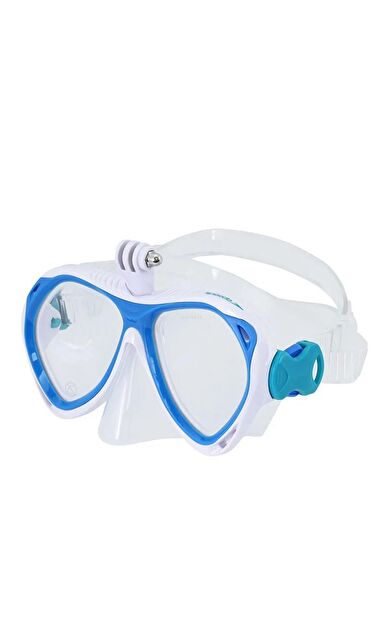 Speedo SOL25003-RLPL Ju Dual Lenses Mask With Camera Mount Çocuk Yüzücü Gözlüğü
